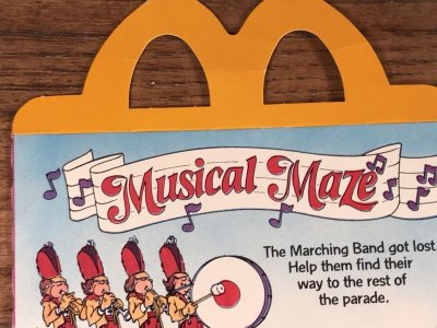 画像1: McDonald's “Band” Happy Meal Box　マクドナルド　ビンテージ　ハッピーミールボックス　ミールトイ　80年代