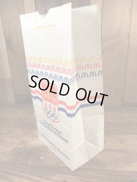 マクドナルドのハッピーミールのビンテージ紙袋