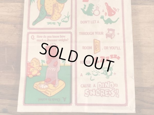 マクドナルドのMcDino Changeablesのヴィンテージペーパーバッグ