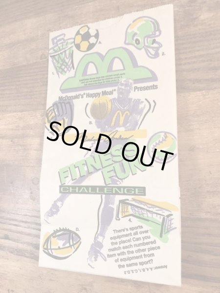 McDonald's “Michael Jordan” Happy Meal Paper Bag