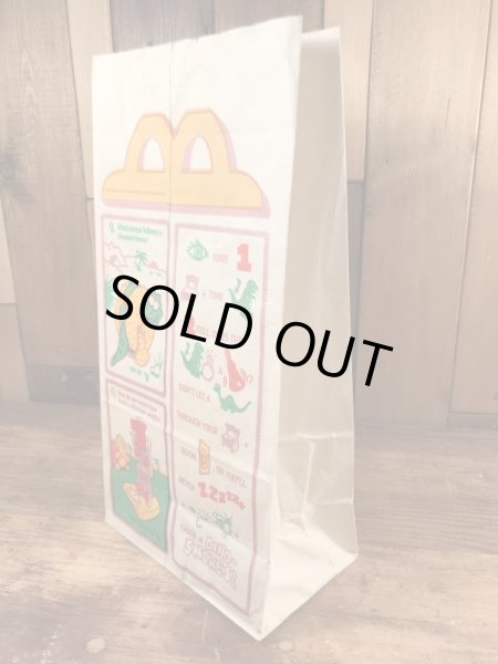 マクドナルドのMcDino Changeablesのヴィンテージペーパーバッグ