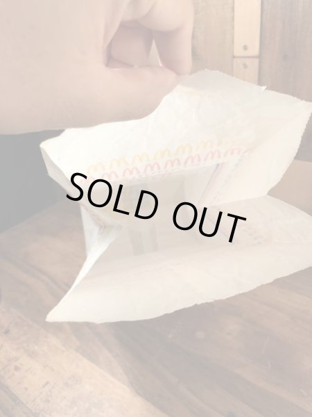 マクドナルドのハッピーミールのビンテージ紙袋