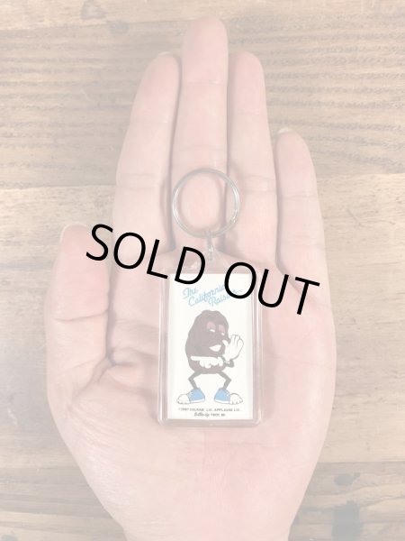 アドバタイジングキャラクターのカリフォルニアレーズンのビンテージキーホルダー