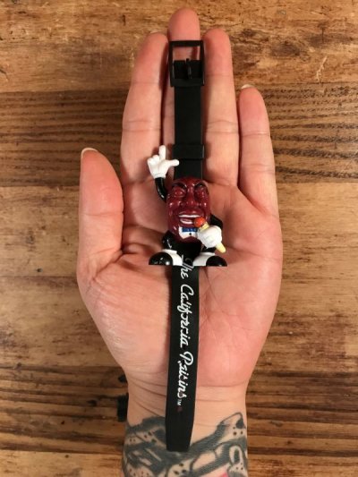 画像1: The California Raisins “Microphone Singer” Wristwatch　カリフォルニアレーズン　ビンテージ　腕時計　ウォッチ　80年代