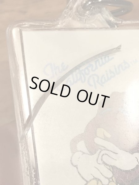 企業キャラクターのカリフォルニアレーズンのビンテージキーホルダー