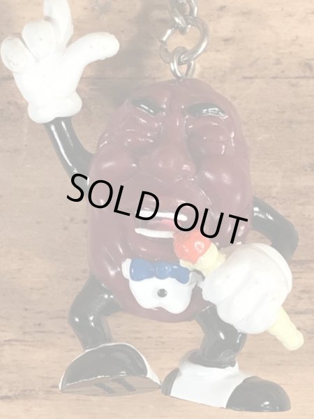 企業キャラクターのカリフォルニアレーズンズのヴィンテージキーホルダー