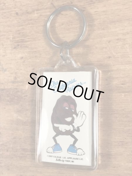 企業キャラクターのカリフォルニアレーズンズのヴィンテージキーホルダー