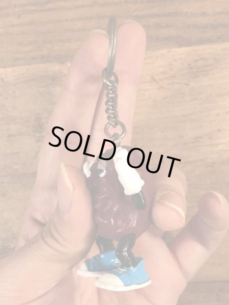 カリフォルニアレーズンのPVCフィギュアのビンテージキーホルダー