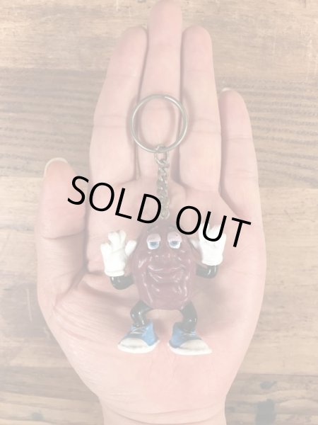 カリフォルニアレーズンのPVCフィギュアのビンテージキーホルダー