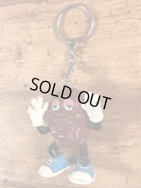 カリフォルニアレーズンズのPVCフィギュアのヴィンテージキーホルダー