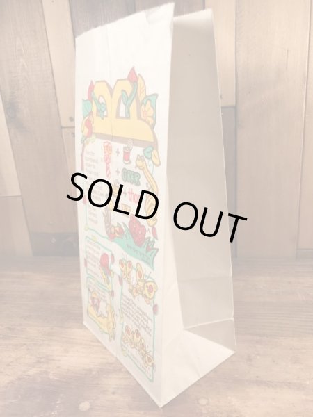 マクドナルドのハッピーミールのヴィンテージペーパーバッグ