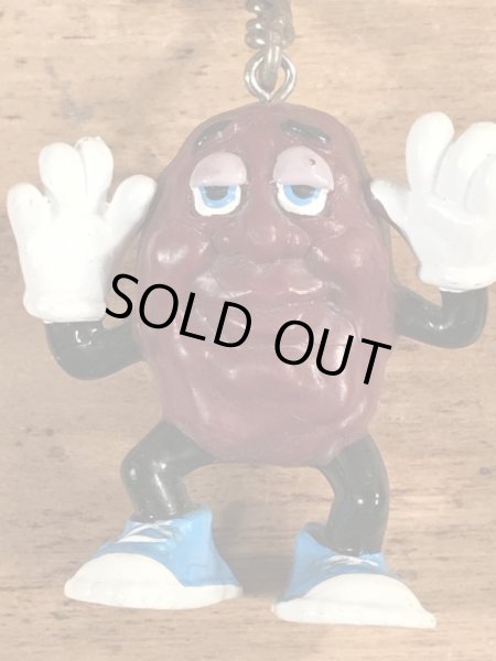 カリフォルニアレーズンズのPVCフィギュアのヴィンテージキーホルダー