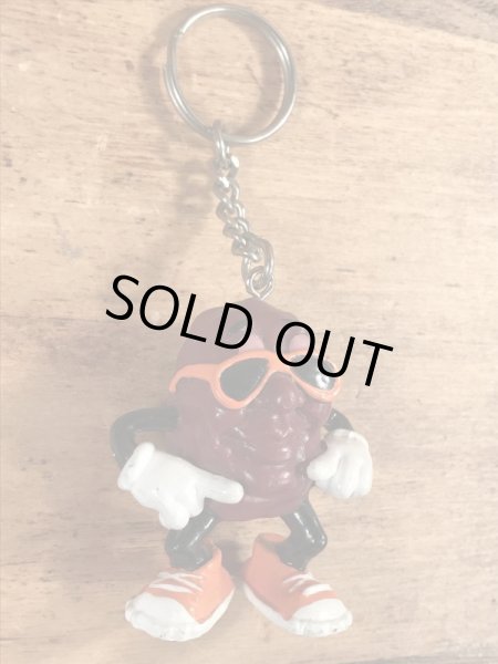 カリフォルニアレーズンのPVCフィギュアのビンテージキーホルダー