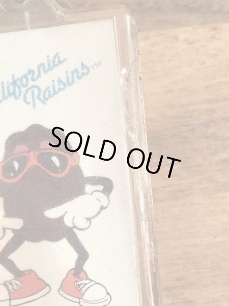 アドバタイジングキャラクターのカリフォルニアレーズンズのヴィンテージキーホルダー