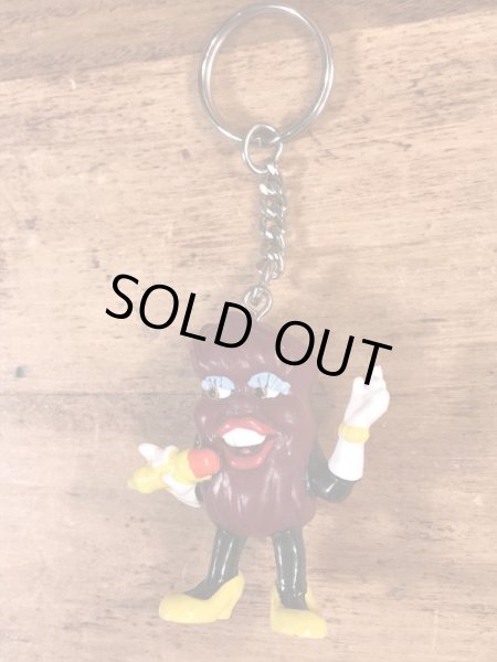 カリフォルニアレーズンズのPVCフィギュアのヴィンテージキーホルダー