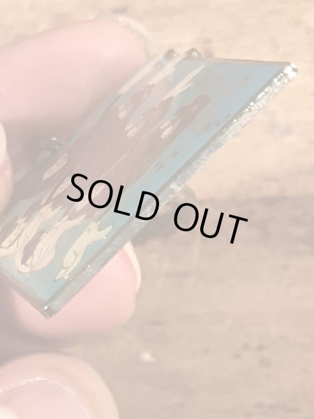 カリフォルニアレーズンのエナメル加工のビンテージキーホルダー