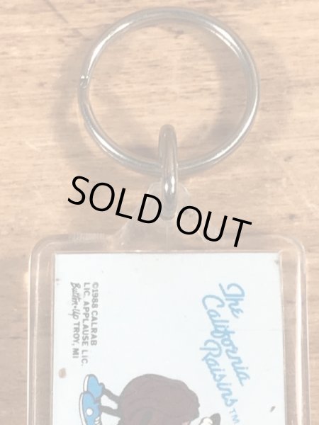 アドバタイジングキャラクターのカリフォルニアレーズンのビンテージキーホルダー