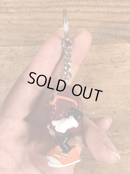 カリフォルニアレーズンのPVCフィギュアのビンテージキーホルダー