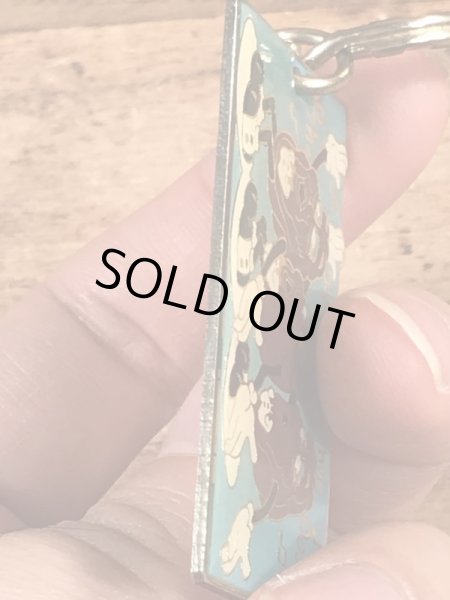 カリフォルニアレーズンのエナメル加工のビンテージキーホルダー