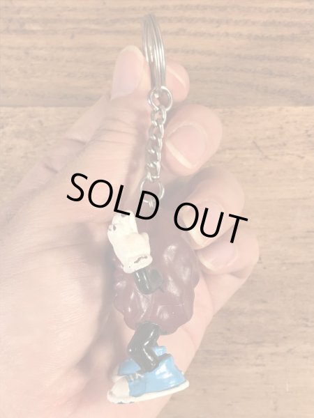 カリフォルニアレーズンのPVCフィギュアのビンテージキーホルダー