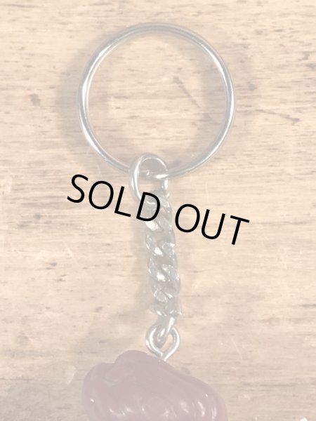 カリフォルニアレーズンのPVCフィギュアのビンテージキーホルダー