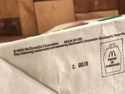 画像1: McDonald's “Good Morning!” Happy Meal Paper Bag　マクドナルド　ビンテージ　紙袋　ハッピーミール　90年代