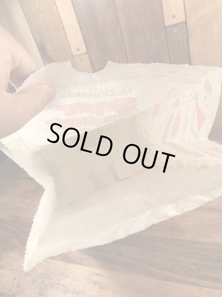 マクドナルドのハッピーミールのヴィンテージペーパーバッグ