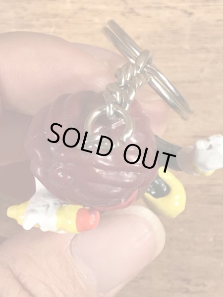 カリフォルニアレーズンのPVCフィギュアのビンテージキーホルダー