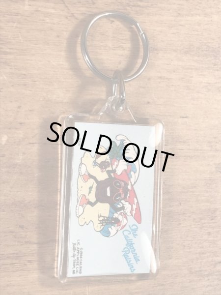 企業キャラクターのカリフォルニアレーズンのビンテージキーホルダー