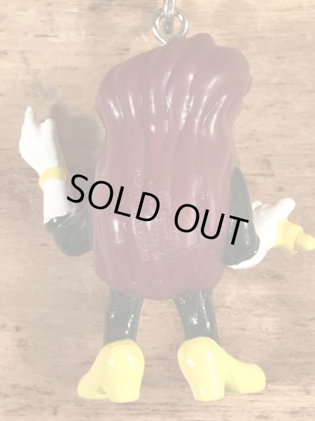 カリフォルニアレーズンのPVCフィギュアのビンテージキーホルダー