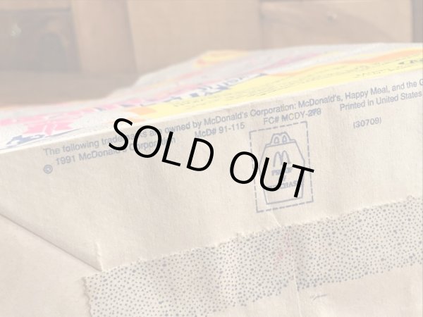 マクドナルドのAstronautsのヴィンテージペーパーバッグ