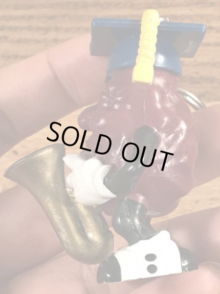 カリフォルニアレーズンのPVCフィギュアのビンテージキーホルダー