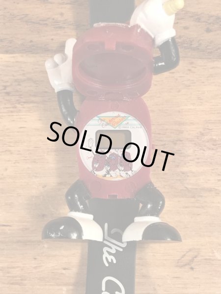 カリフォルニアレーズンのマイクロフォンシンガーのビンテージ腕時計