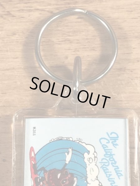 企業キャラクターのカリフォルニアレーズンのビンテージキーホルダー