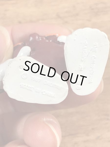 カリフォルニアレーズンのPVCフィギュアのビンテージキーホルダー