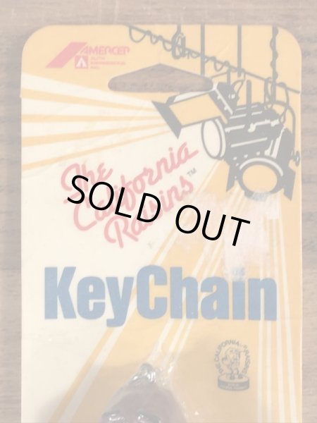 カリフォルニアレーズンのPVCフィギュアのビンテージキーホルダー