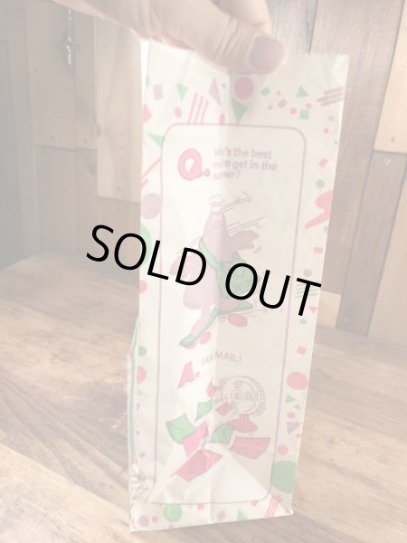 マクドナルドのハッピーミールのビンテージ紙袋