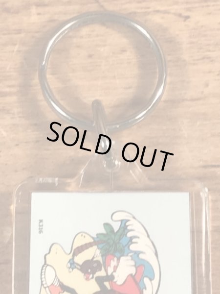 企業キャラクターのカリフォルニアレーズンのビンテージキーホルダー