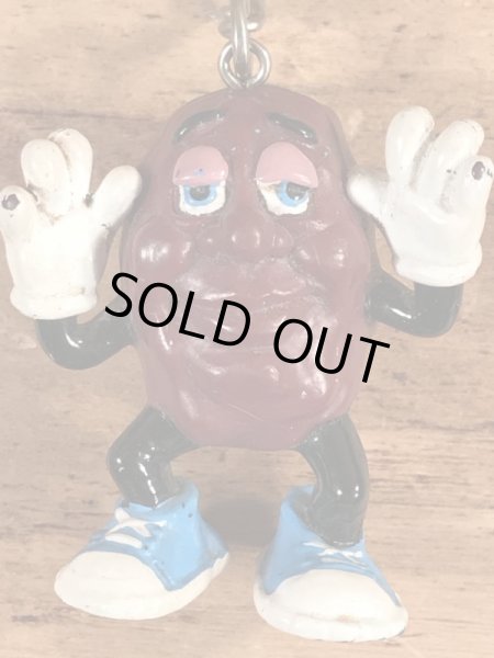 カリフォルニアレーズンズのPVCフィギュアのヴィンテージキーホルダー