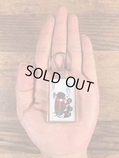 アドバタイジングキャラクターのカリフォルニアレーズンのビンテージキーホルダー