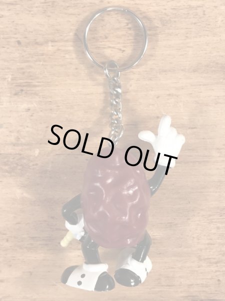 企業キャラクターのカリフォルニアレーズンズのヴィンテージキーホルダー