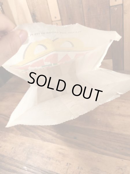 マクドナルドのハッピーミールのビンテージ紙袋