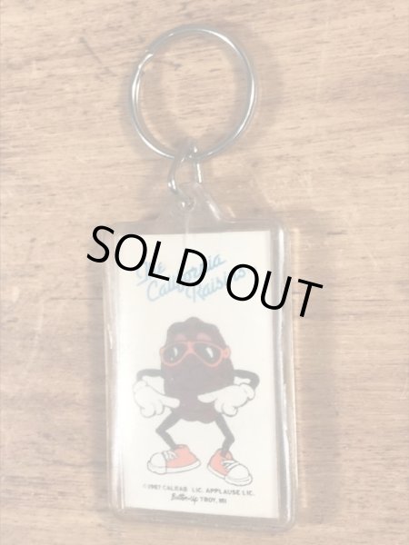 アドバタイジングキャラクターのカリフォルニアレーズンズのヴィンテージキーホルダー