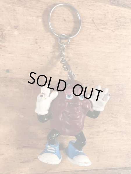 カリフォルニアレーズンのPVCフィギュアのビンテージキーホルダー