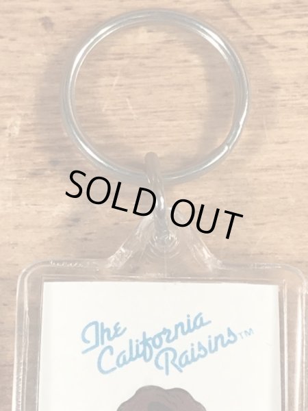アドバタイジングキャラクターのカリフォルニアレーズンのビンテージキーホルダー