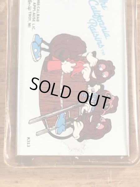 アドバタイジングキャラクターのカリフォルニアレーズンのビンテージキーホルダー