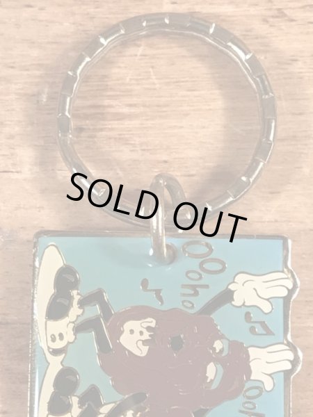 カリフォルニアレーズンのエナメル加工のビンテージキーホルダー