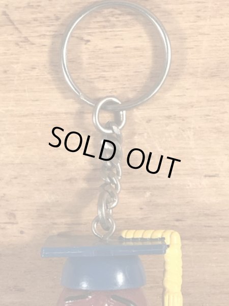 カリフォルニアレーズンのPVCフィギュアのビンテージキーホルダー