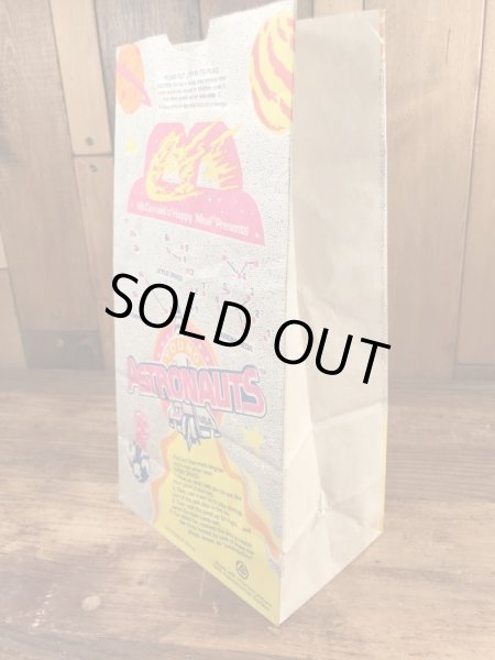 マクドナルドのAstronautsのヴィンテージペーパーバッグ