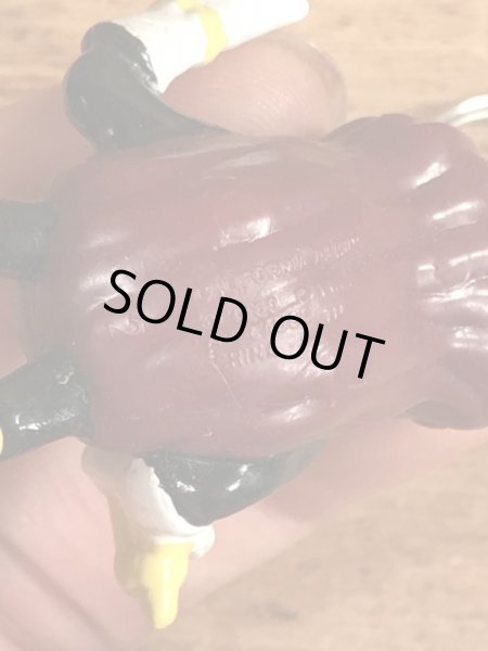 カリフォルニアレーズンのPVCフィギュアのビンテージキーホルダー